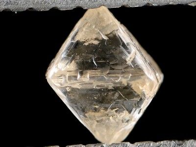  Pretty Unique Light Color 100% Natural Octahedron Rough Diamond Gem