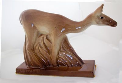 Antique Geo Conde Craquelier Deer, French, 20th Century   Rare