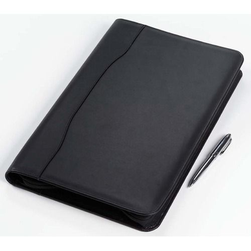 Clava Leather Professional Legal Zip Portfolio 2196BLK