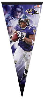 Ray Rice SIGNATURE EXTRA LARGE Baltimore Ravens Premium Felt