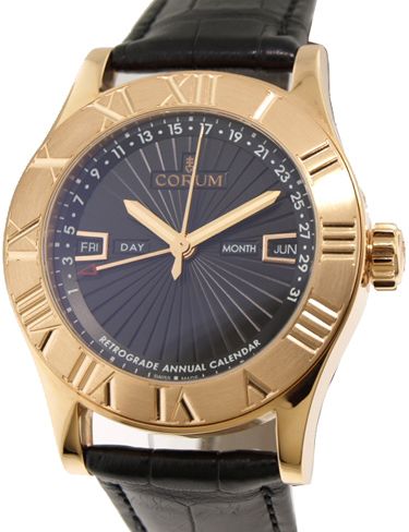 Corum Romvlvs Retrograde Date Annual Calendar 18k Rose Gold 502 510 55