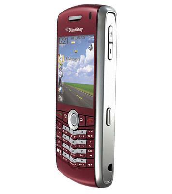 Cricket Blackberry Pearl 8130 Camera Phone Red