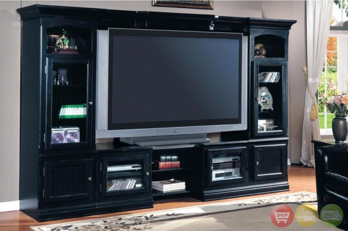 Copper Canyon Wall Unit Large TV Entertainment Center Media Storage CC