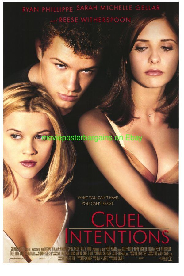 Cruel Intentions Movie Poster DS Intl Sarah M Gellar