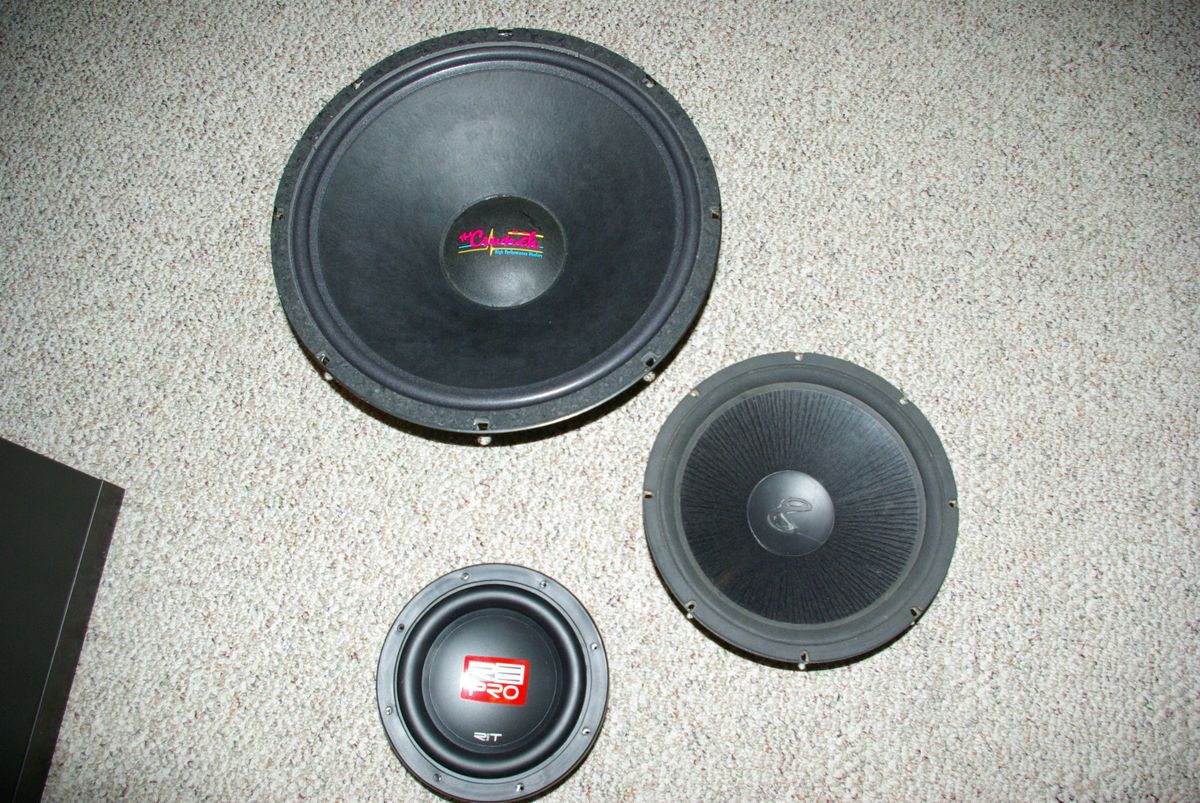 Old School Subwoofers   Crunch, Infinity, & New RE Audio