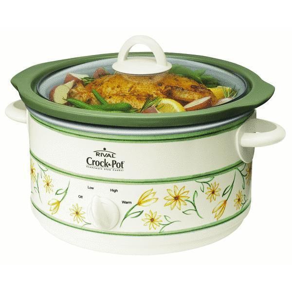 Rival 5 Qt Crock Pot Slow Cooker by Jarden SCR500 GF