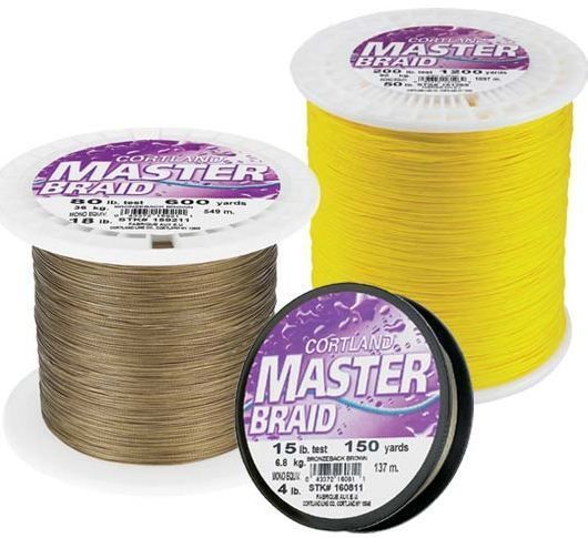 Cortland Masterbraid SPECTRA Braid Fishing Line 600 yds White 80 lb 50