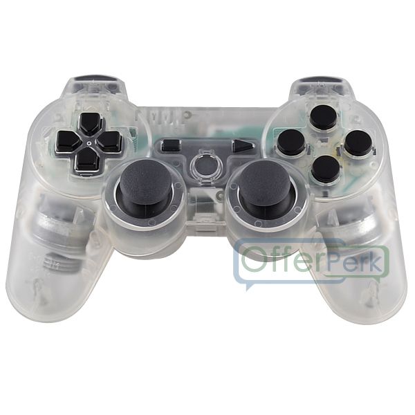  Black Buttons and Transparent Custom Shell For PS3 Controller + Tools