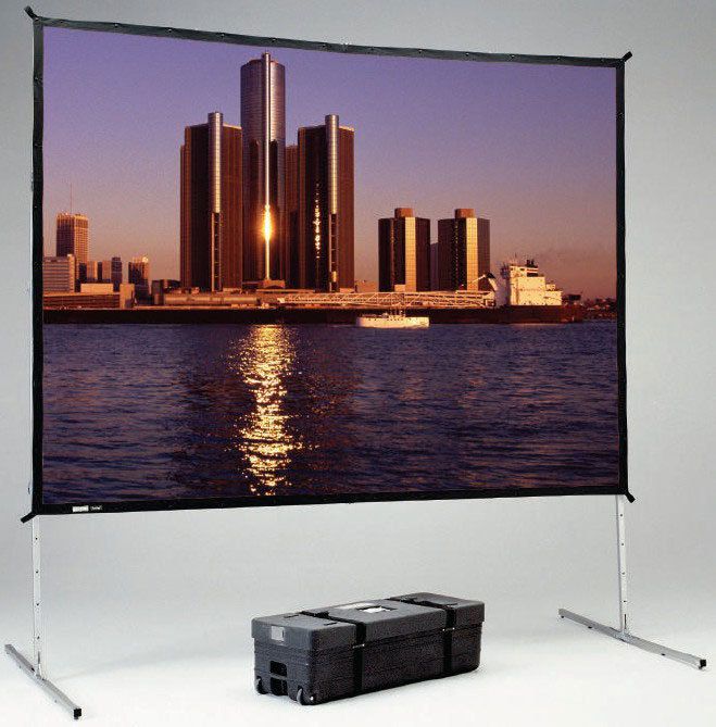 Da Lite Projection Projector 40X148 Fast Fold Screen w Frame Case No