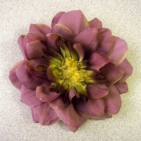 Dahlia Artificial Flower Hair Clip Pin Brooch Various Colors