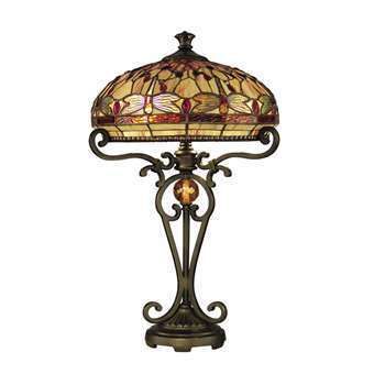 Dale Tiffany Dragonfly Table Lamp TT10095