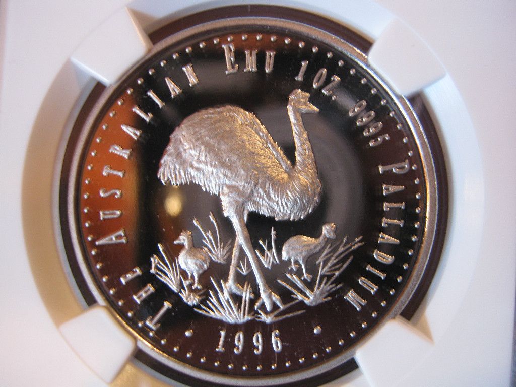  Australia 1996 Emu Proof 1oz Palladium RARE