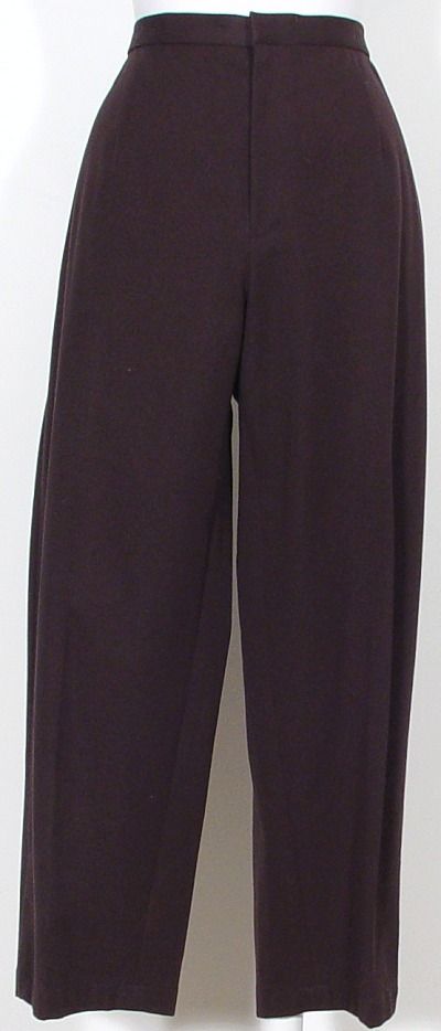 Dana Buchman Truffle Brown Stretch Cotton Crop Pants 24