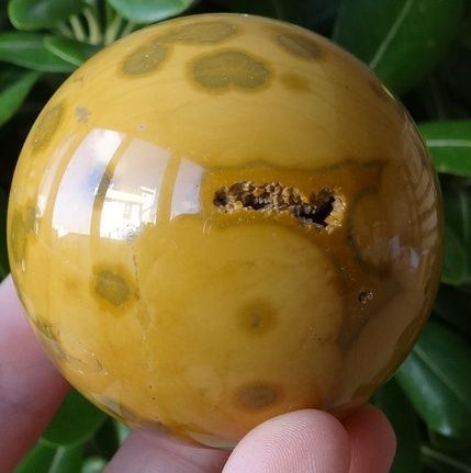 OCEAN JASPER 53 MM GEM STONE CRYSTAL SPHERE   FROM MADAGASCAR