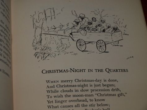 Christmas Night in Quarters Black Americana Illustrated