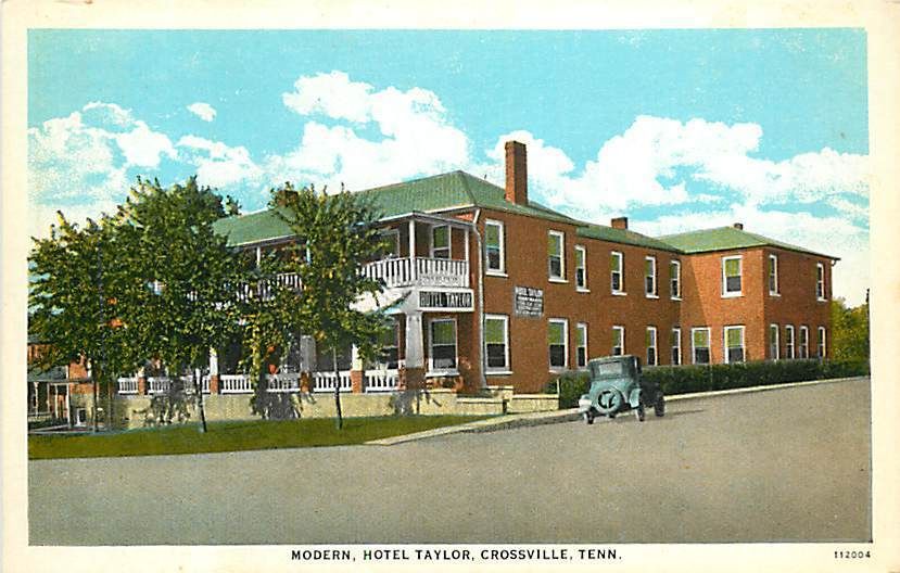 TN Crossville Modern Hotel Taylor Very Early T83223