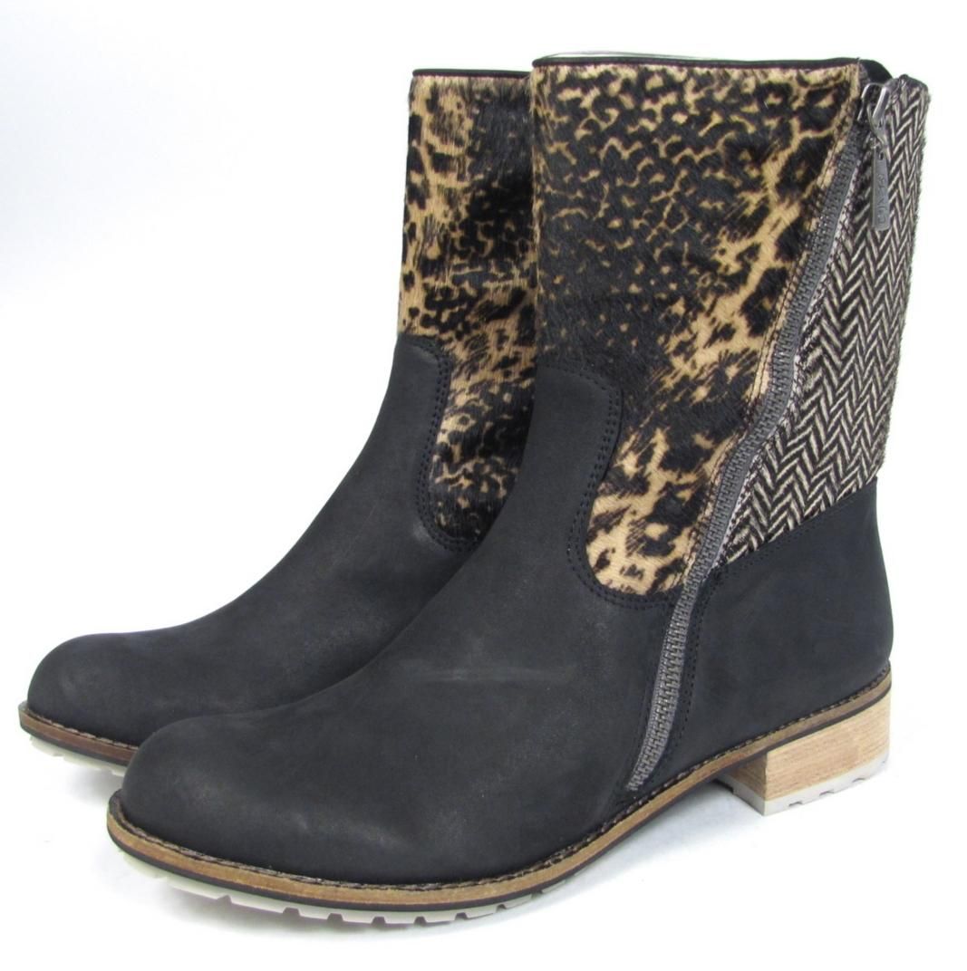 Matt Bernson Dannijo Iggy Boots 8 Animal Print Pony Hair Nubuck Suede