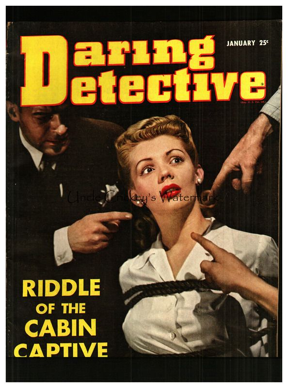 Daring Detective January 1943 real police stories ephemera magazine