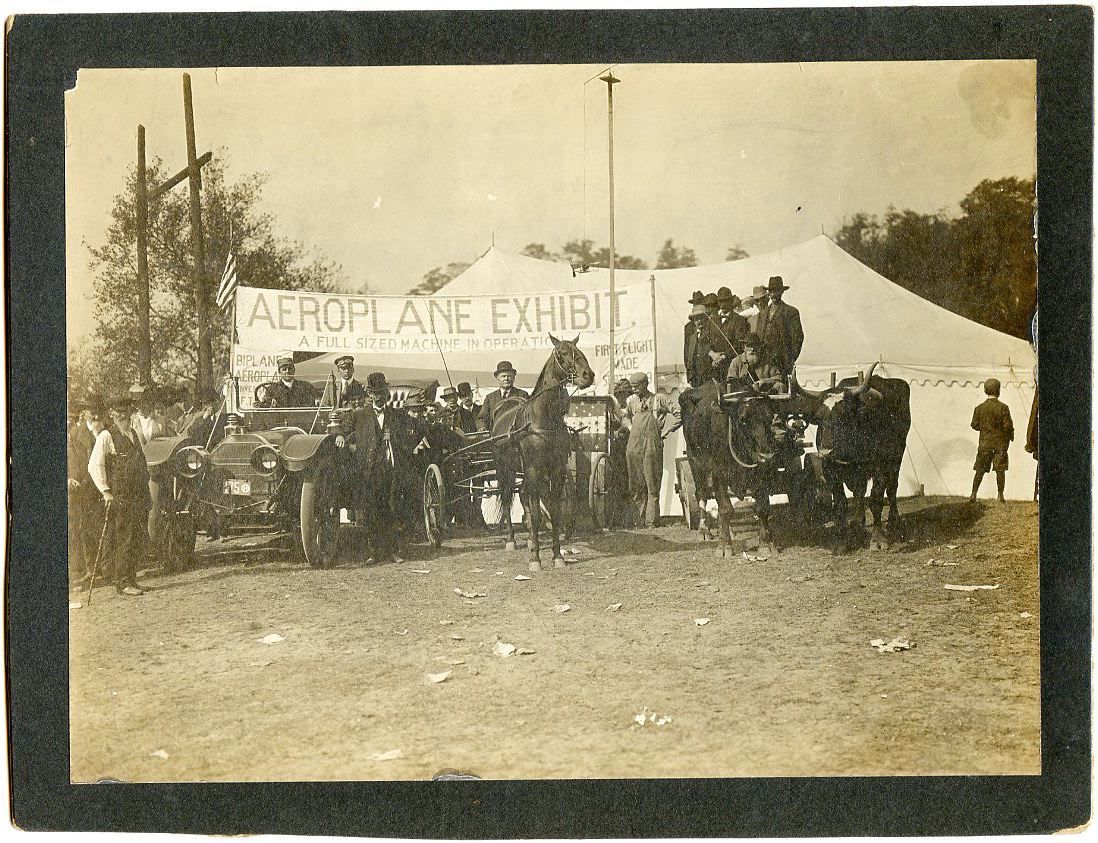 Airplane Exhibit 1900s Cuyahoga Falls Oh Orville Wright Cabinet Photo