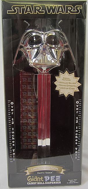 2005 Star Wars Limited Edition Darth Vader Giant Pez Candy Roll