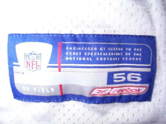 Authentic Houston Texans David Carr NFL Game Jersey 3XL XXXL 56