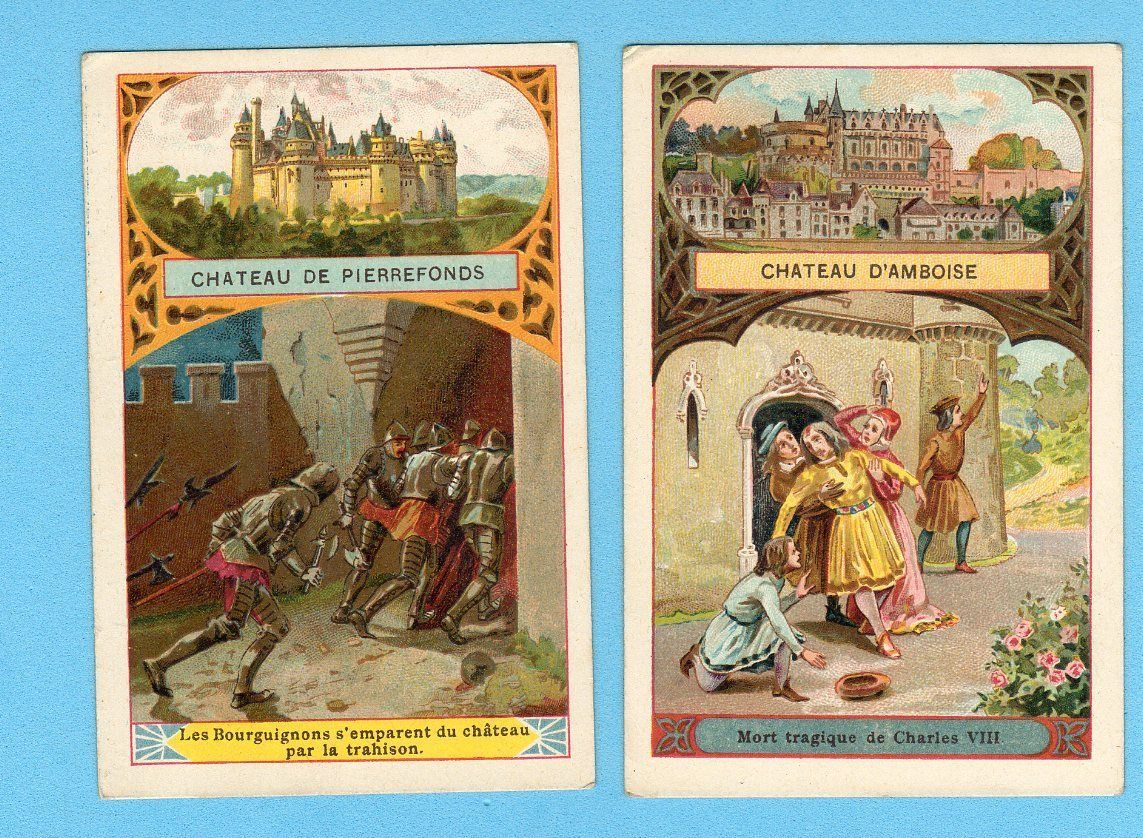  Trade Card French Castle Chateau Pierrefonds DAmboise