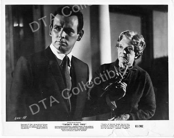 Twenty Plus Two 1961 David Janssen B w 8x10 Still Fr