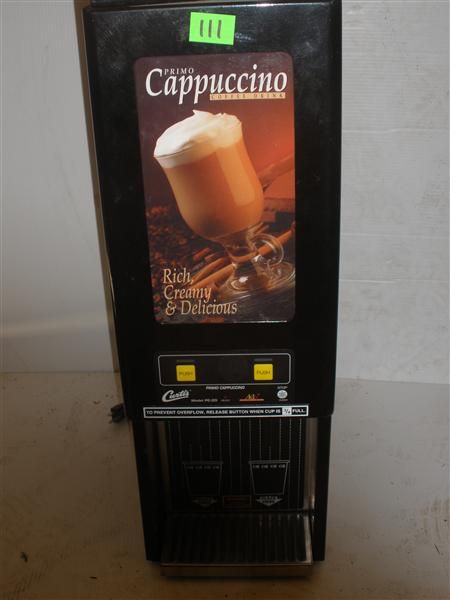 Curtis Primo Cappuccino PC2D1001 Commercial Powder Coffee Chocolate