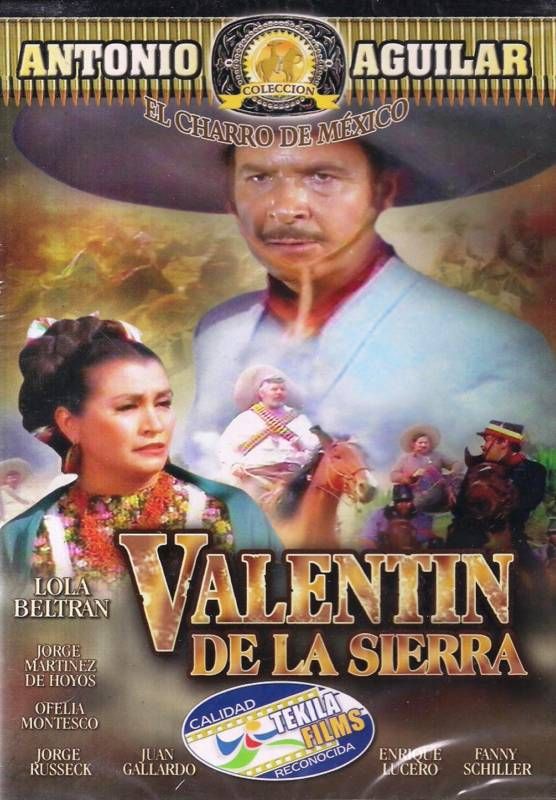 Valentin de La Sierra 1968 Antonio Aguilar New DVD