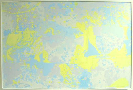 WALTER DARBY BANNARD MINIMALIST COLOR FIELD 1970 ACRYLIC ON CANVAS