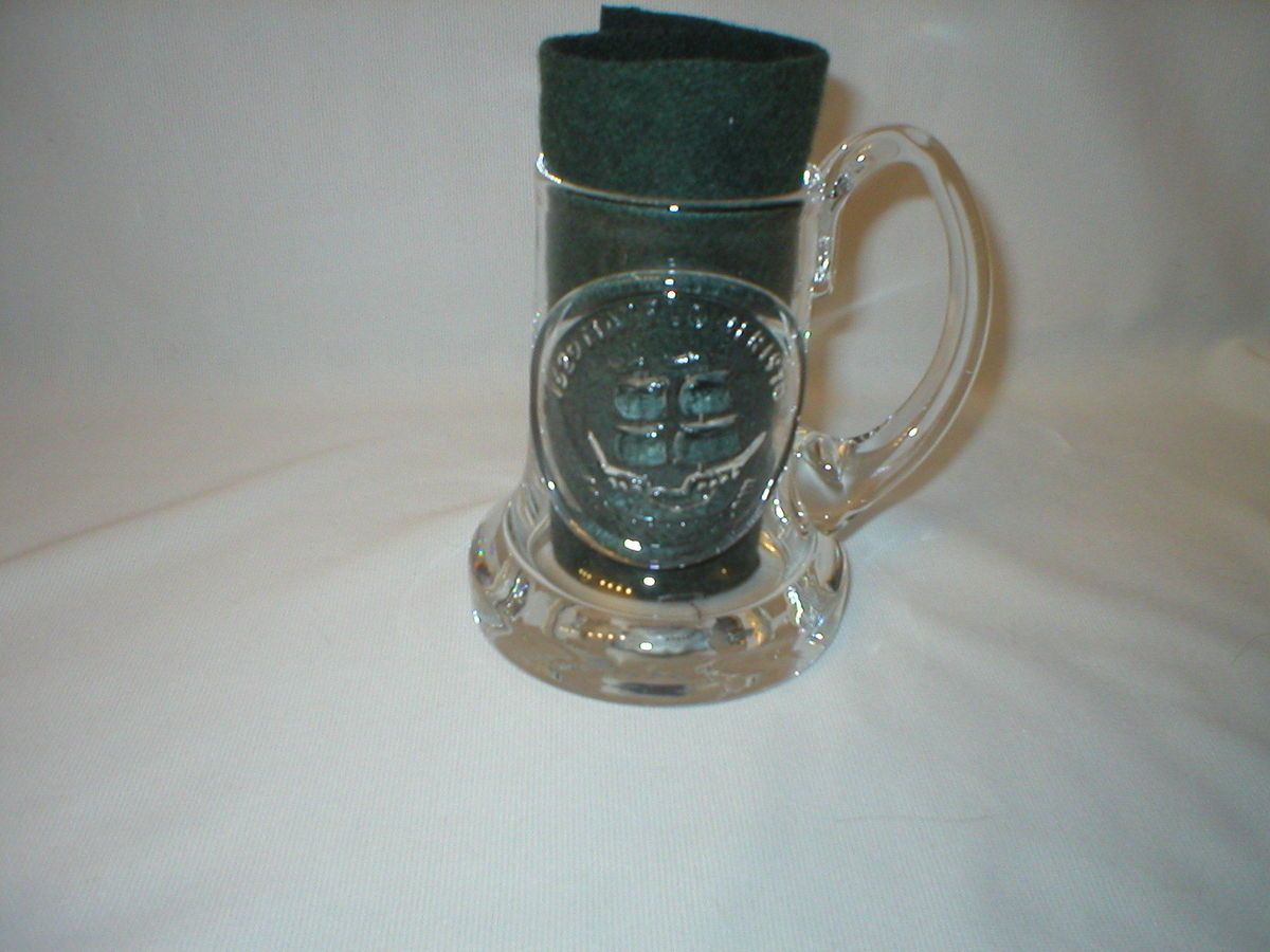 Dartington Crystal Commemorative Tankard Mayflower 1620   1970