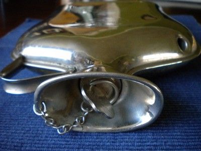 1915 Meinecke Co Chrome Hot Water Bottle Bed Warmer