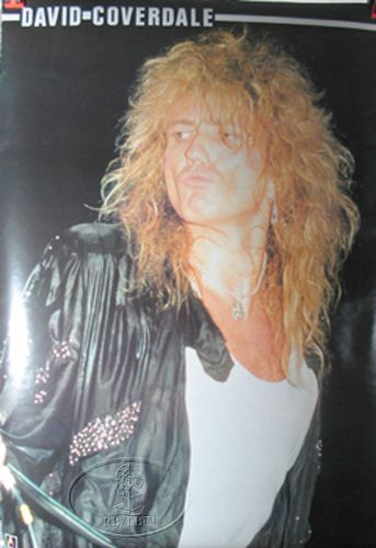 David Coverdale 1988 Poster Whitesnake Deep Purple