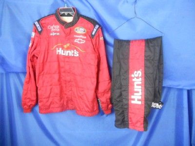 Race Used Bobby Labonte Hunts Crew Suit Firesuit 2 PC Busch Series