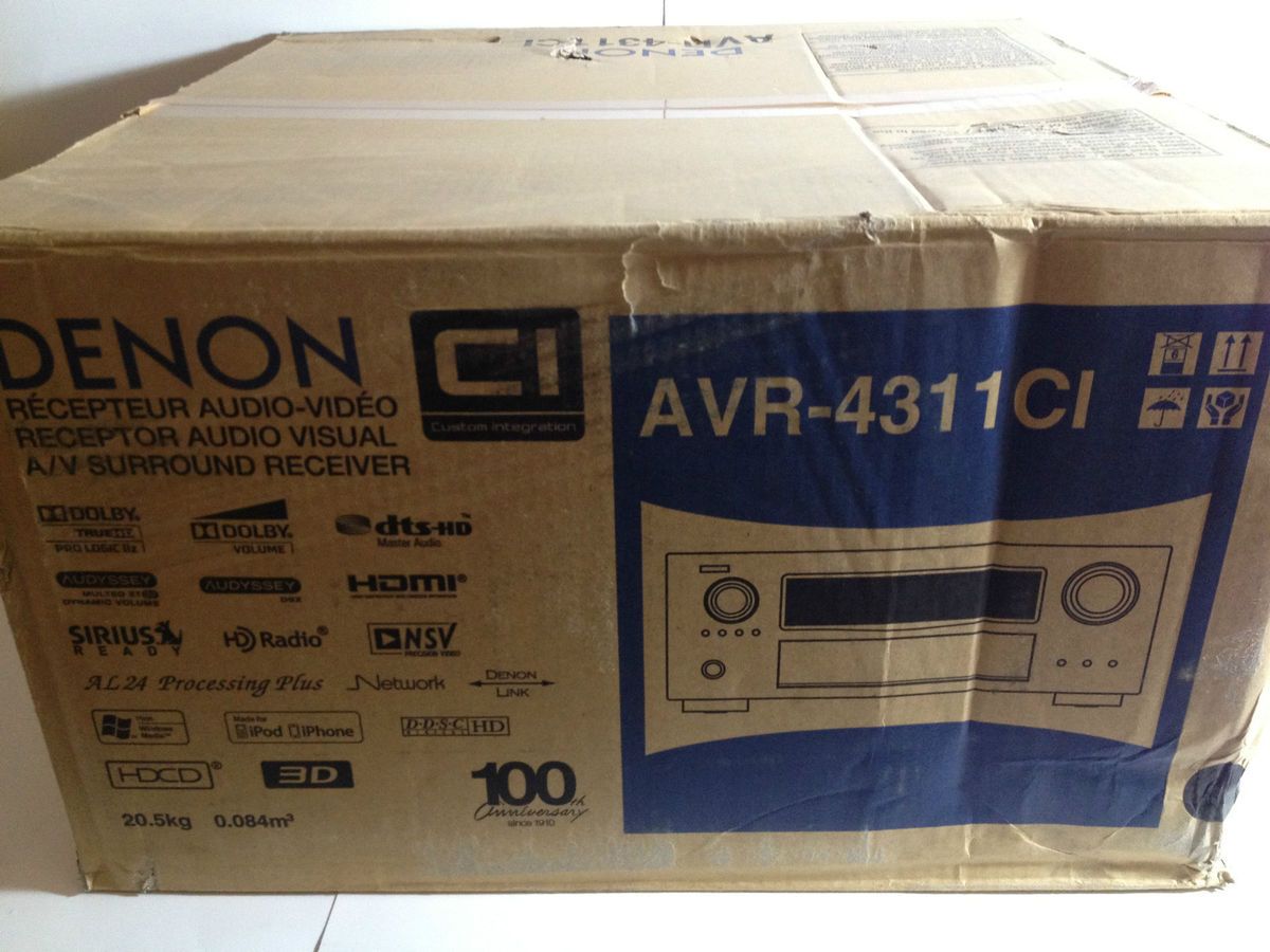 Denon AVR 4311CI 9 2 Channel 3D Home Theater Receiver AVR4311CI FREE