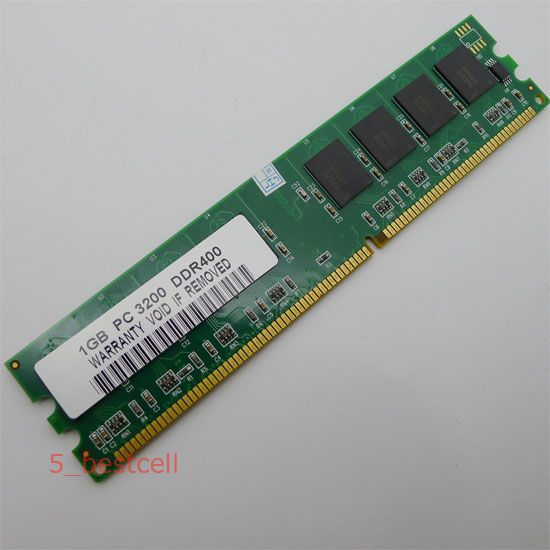 High Density 1GB PC3200 400MHz DDR 400 184pin Desktop RAM Memory Non