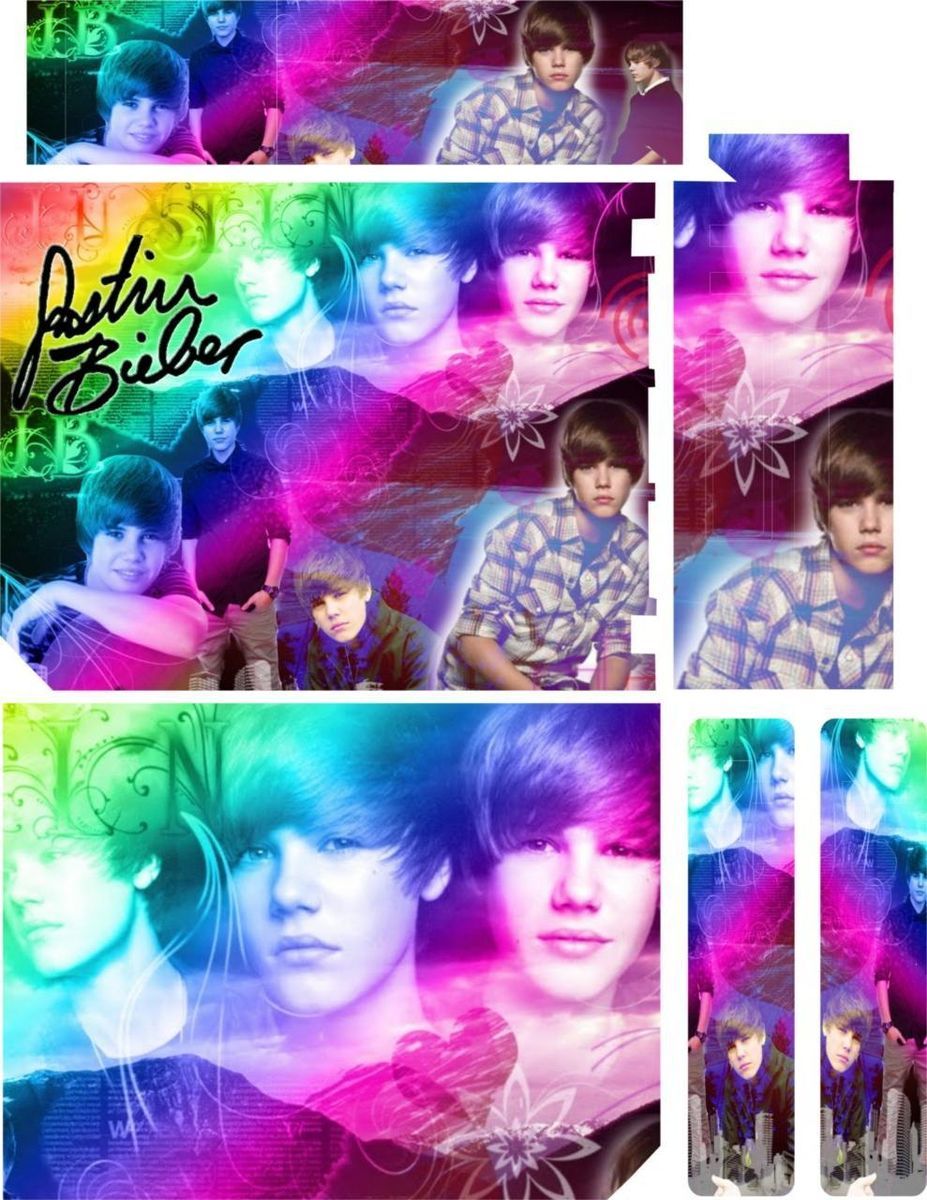 Justin Bieber Wii Skins New Design Laminated 4 Easy Fit