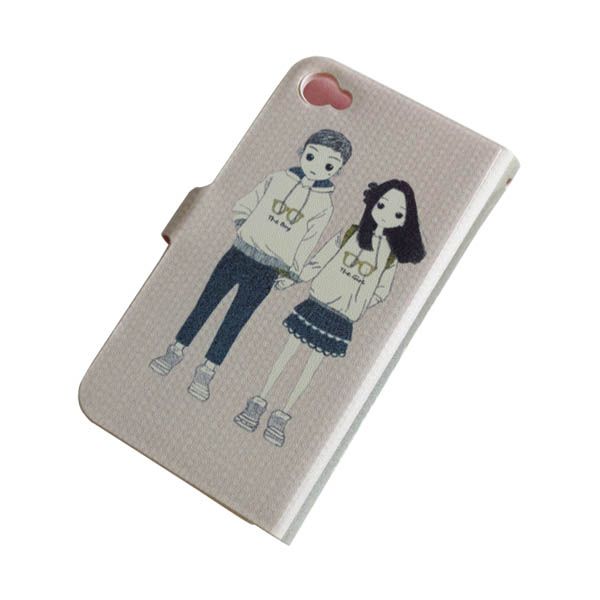 Lovers Design Cute 3D Boys Leather Wallet Book Flip Skin Case for
