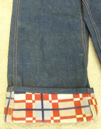 Vtg 40s 50s WW 2 Era Blue Bell Lined Denim Jeanies Jeans Pants New Old