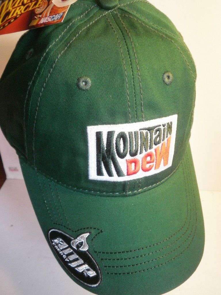 Dale Earnhardt Jr Amp Mountain Dew Hat Cap NASCAR New