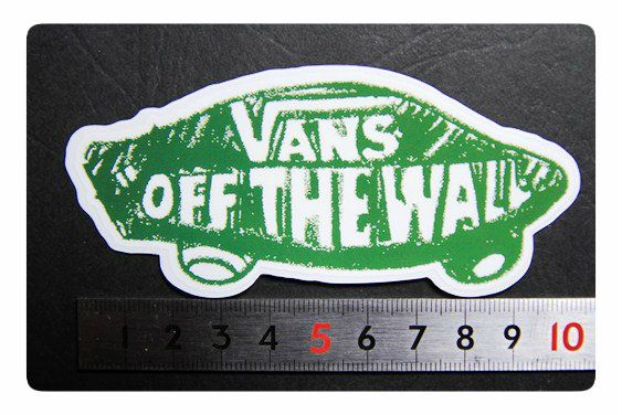 VANS GUITAR FRIDGE SKATEBOARD DECORATIVE STICKER