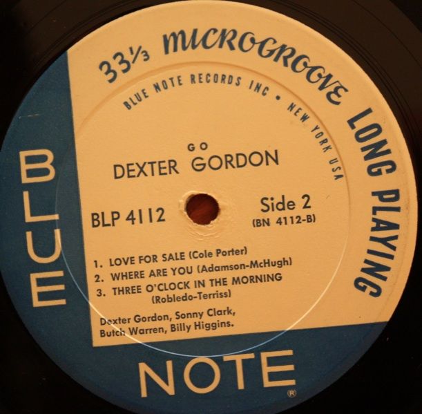 Dexter Gordon Go LP Blue Note BLP 4112 New York Mono Van Gelder Ear
