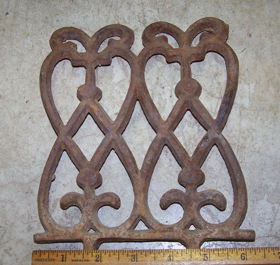  Decorative Cast Iron Flower Garden Edge Trim Border Fence Great