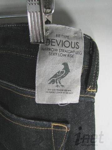 Kasil Jeans Devious Fit Luna Midnight Rinse Sz 31 $192