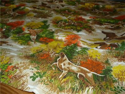  Hunting Fishing Theme Dogs Geese Deer River Cabin Lodge 45 x 45