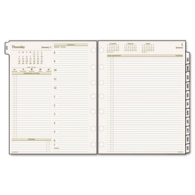 Day Runner Pro Planner Refill Daily 8 5 x 11 January Till December