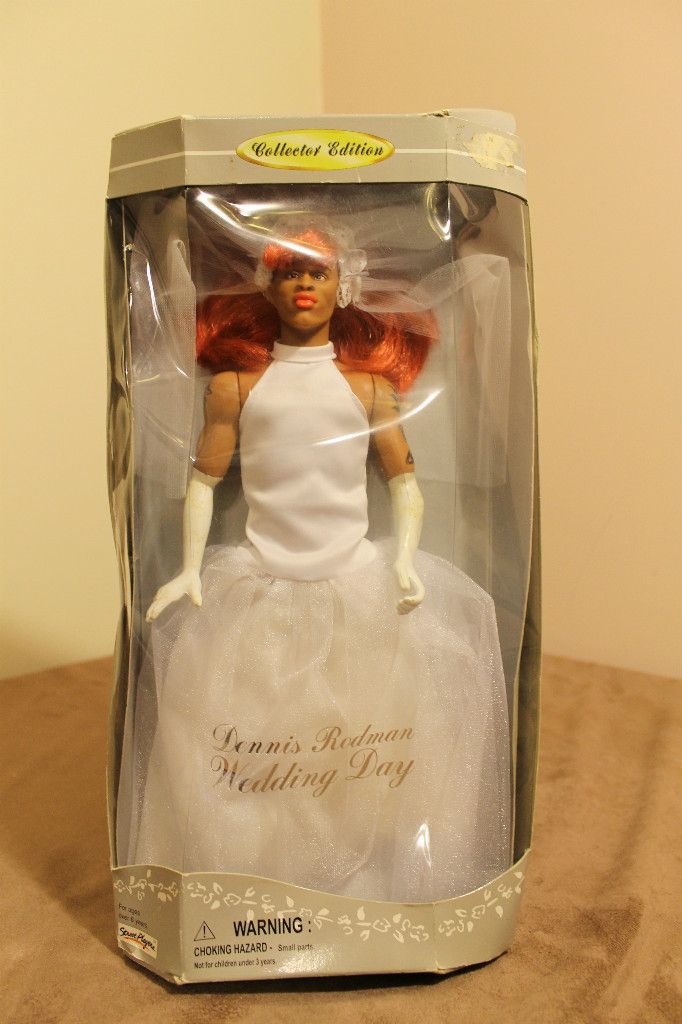 Dennis Rodman Wedding Day Doll Street Players Collection Look