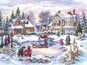 time counted cross stitch kit designed by dennis p lewan warmed by the