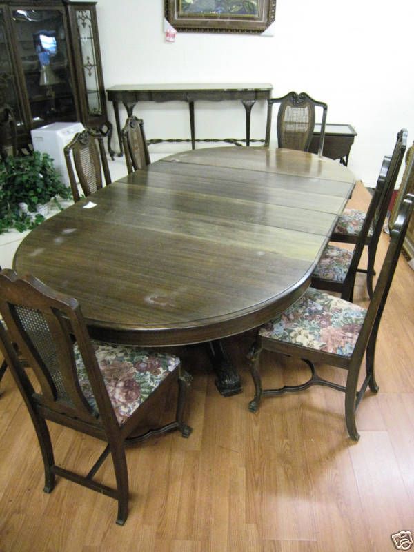 Antique Dining Room Set Beautiful 15 Piece Circa 1900