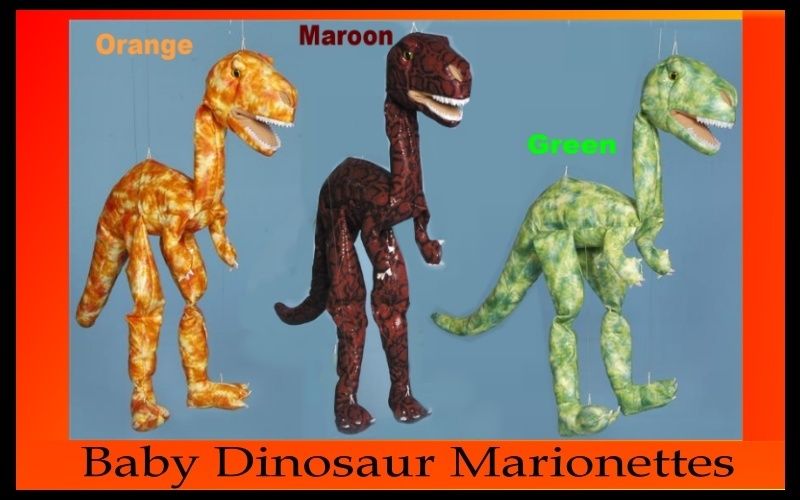 Baby DINOSAUR Marionette Puppets ~ Sunny String Puppet ~